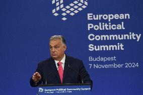 European Political Community Summit In Budapest:-Press Conference