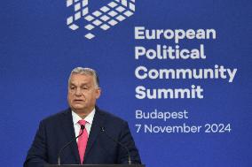 European Political Community Summit In Budapest:-Press Conference