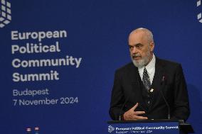 European Political Community Summit In Budapest:-Press Conference