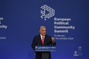 European Political Community Summit In Budapest:-Press Conference