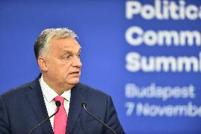 European Political Community Summit In Budapest:-Press Conference