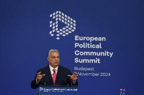 European Political Community Summit In Budapest:-Press Conference