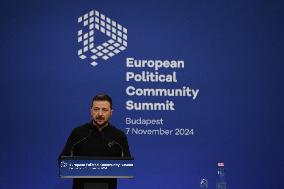 European Political Community Summit In Budapest:-Press Conference