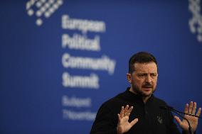 European Political Community Summit In Budapest:-Press Conference