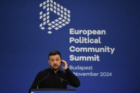 European Political Community Summit In Budapest:-Press Conference