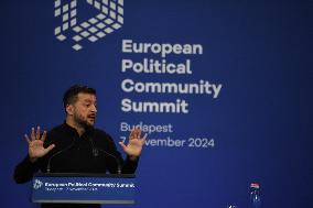 European Political Community Summit In Budapest:-Press Conference