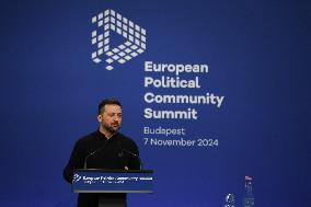 European Political Community Summit In Budapest:-Press Conference