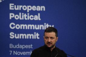 European Political Community Summit In Budapest:-Press Conference