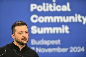 European Political Community Summit In Budapest:-Press Conference