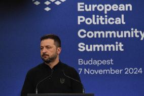 European Political Community Summit In Budapest:-Press Conference