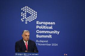 European Political Community Summit In Budapest:-Press Conference