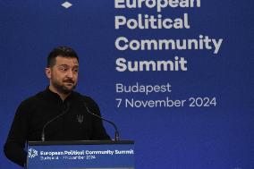 European Political Community Summit In Budapest:-Press Conference