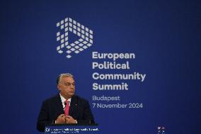 European Political Community Summit In Budapest:-Press Conference