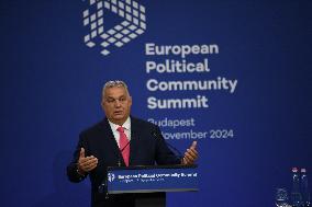 European Political Community Summit In Budapest:-Press Conference