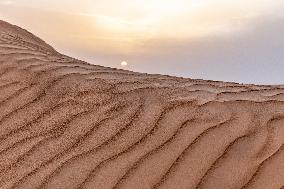 Panorama Of Sahara In Tunisia