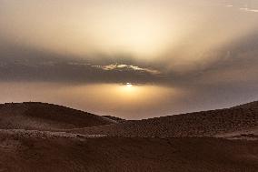 Panorama Of Sahara In Tunisia