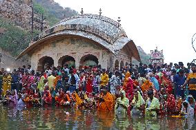 Chhath Puja Festival In Jaipur