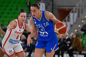 BASKET - Evento - Women's Euro Basket 2025 Qualifiers - Italy vs Czech Republic