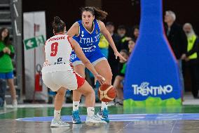 BASKET - Evento - Women's Euro Basket 2025 Qualifiers - Italy vs Czech Republic