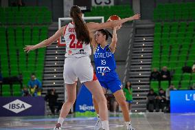 BASKET - Evento - Women's Euro Basket 2025 Qualifiers - Italy vs Czech Republic