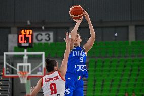 BASKET - Evento - Women's Euro Basket 2025 Qualifiers - Italy vs Czech Republic