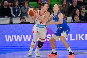 BASKET - Evento - Women's Euro Basket 2025 Qualifiers - Italy vs Czech Republic