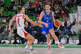 BASKET - Evento - Women's Euro Basket 2025 Qualifiers - Italy vs Czech Republic