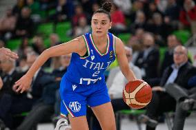 BASKET - Evento - Women's Euro Basket 2025 Qualifiers - Italy vs Czech Republic