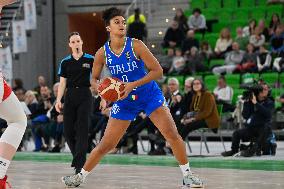 BASKET - Evento - Women's Euro Basket 2025 Qualifiers - Italy vs Czech Republic