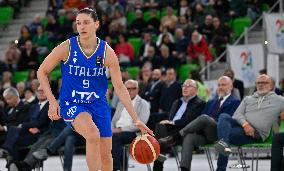 BASKET - Evento - Women's Euro Basket 2025 Qualifiers - Italy vs Czech Republic