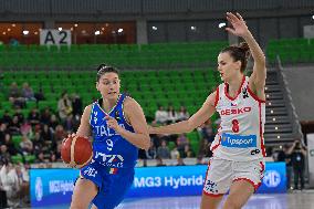 BASKET - Evento - Women's Euro Basket 2025 Qualifiers - Italy vs Czech Republic