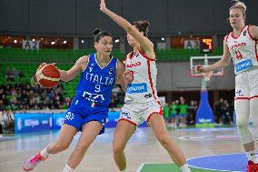 BASKET - Evento - Women's Euro Basket 2025 Qualifiers - Italy vs Czech Republic