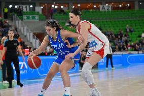 BASKET - Evento - Women's Euro Basket 2025 Qualifiers - Italy vs Czech Republic