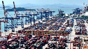 Songyu Container Terminal in Xiamen