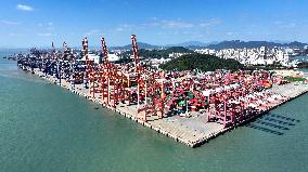 Songyu Container Terminal in Xiamen