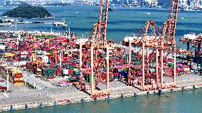 Songyu Container Terminal in Xiamen