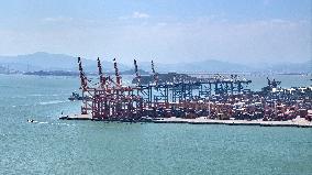 Songyu Container Terminal in Xiamen