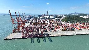 Songyu Container Terminal in Xiamen