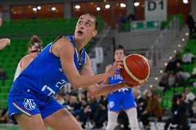 BASKET - Evento - Women's Euro Basket 2025 Qualifiers - Italy vs Czech Republic