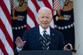 Joe Biden Addresses The Nation - Washington