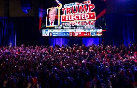 Trump Delivers Victory Speech - West Palm Beach