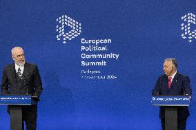 European Political Community Summit - Budapest