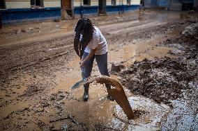 Flooding Following Storm DANA In The Valencia Town Of Paiporta, Spain