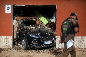 Flooding Following Storm DANA In The Valencia Town Of Paiporta, Spain