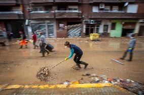 Flooding Following Storm DANA In The Valencia Town Of Paiporta, Spain