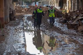 Flooding Following Storm DANA In The Valencia Town Of Paiporta, Spain