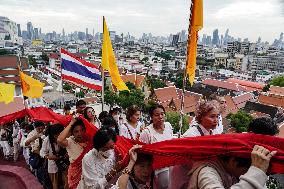 The Sacred Red Cloth Ceremony The Golden Mount Temple.