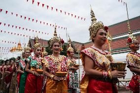 The Sacred Red Cloth Ceremony The Golden Mount Temple.