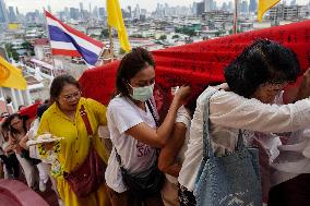 The Sacred Red Cloth Ceremony The Golden Mount Temple.