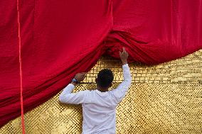 The Sacred Red Cloth Ceremony The Golden Mount Temple.